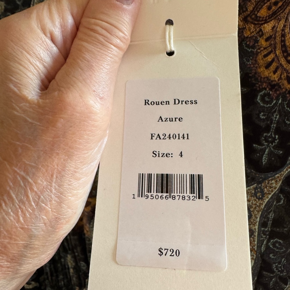 Ulla Johnson Paisley Long Sleeve Dress - Picture 5 of 15